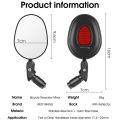 WEST BIKING Wide Angle Bike Rearview Mirror MTB Road Bicycle Handlebar Mirror 360 Rotation Adjustable Cycling Rear View Mirror. 