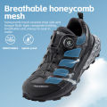 ROCKBROS Sports Shoes Anti-slip Hiking Breathable Comfortable Shock-proof Climbing Shoes Spring Summer Fashion Outdoor Sneakers For Men Knob Lock. 