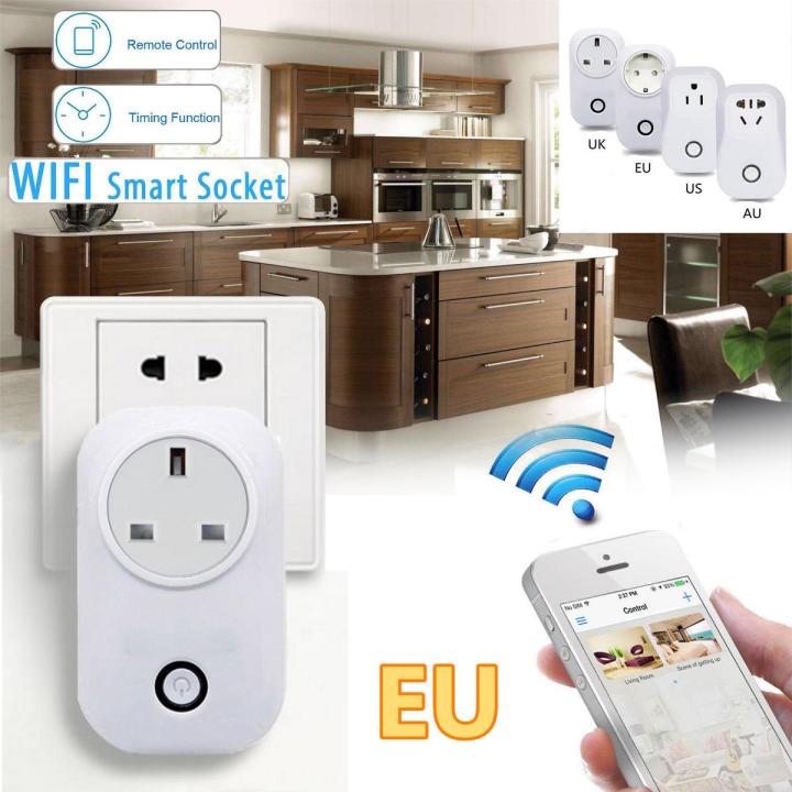 10A 2200W Tools DIY Smart Remote Control Timer Switch AC Power Socket ...