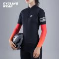 ROCKBROS Summer Cycling Jersey Bicycle Clothes Men Women Shorts T-shirt MTB Road Bike Breathable Black White Color. 