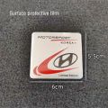 Hyundai 3D Stickers Metal Car Emblem Auto Badge Tailgate Trunk Lid Decal Zinc Alloy Car Tail Logo. 