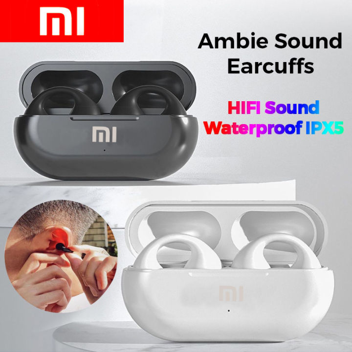Readystock FREE Shipping Xiaomi Ambie Sound Bluetooth Version 5.2 TWS Sports Earphones Earbuds 24h Ship