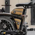 ROCKBROS Folding Bike Triangle Bags Bicycle Brompton Tube Front Frame Bag 0.3/0.25L MTB Road Cycling Pocket Bag. 