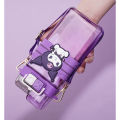 FREE STICKERS ml Sanrio Kuromi Bottle Straw Strap BPA Free Cute Kids Water Bottles Botol Air Comel UNK UNK UNK. 