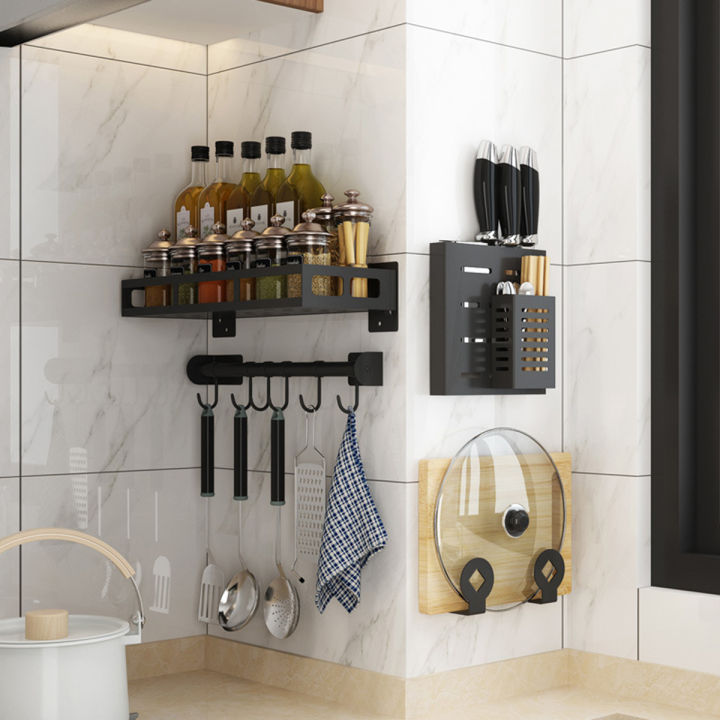 Dish%20Rack%20DIY%20Kitchen%20Storage%20Shelf%20Utensils%20Holder%20Wall%20Mount%20Shelves%20Spice%20-%20Image%203