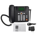 Fixed Wireless GSM Desk Phone Dual SIM Card Mobile Home Office Desktop -. 
