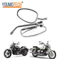 1 Pair 10MM Retro Style Universal Rearview Mirror for Motorcycle E-Bike ATV Galvanized Silvery Rear View Mirror Side Mirror. 