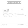MIAOYA Fashion Jewelry Shop Taeyeon Retro Round Ladies Metal Frame Sunglasses For Couples Exquisite Birthday Gifts. 
