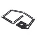 Universal Angularizer Ruler Multi Angle Measuring Template Tool Aluminum Alloy - A: 6-sided. 