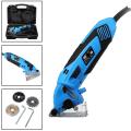 220V 3700rpm New Dust Extraction Multi-function Mini Circular Saw Kit -. 