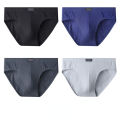 6XL 120KG Cotton Men's Underwear Plus Size Fat Guy Triangle Pants Breathable Middle and Old Age Cotton Triangle Pants DF1086.