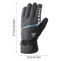 Cold Winter Men Warm Gloves Running Cycling Skiing Hiking Waterproof Non-Slip Warm Plush Gloves Windproof Outdoor Sports. 