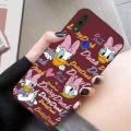 For Redmi Note 7 Back Cover Case Fashion Disney Ducks Square Frame Soft Silicone Shockproof Non-slip Camera Lens Protector Phone Cases. 