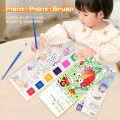 Painting 12 Sheets Book Gouache Graffiti Picture 1 Pen Coloring Water Drawing Books Set Kids Toys Gifts. 