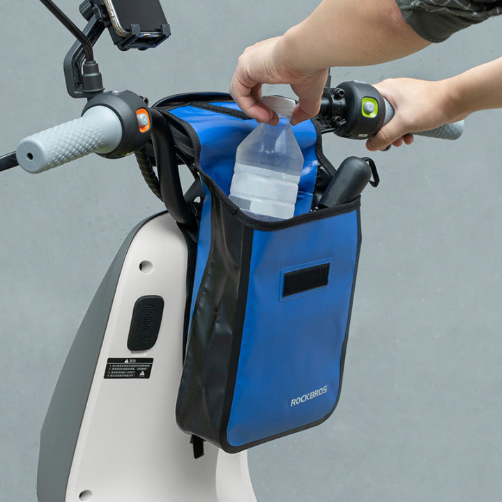 ROCKBROS%20Bicycle%20Bag%20Waterproof%20Front%20Reflectice%20Tube%20Bike%20Bag%20MTB%20Large%20Capacity%20Handlebar%20Bag%20Front%20Frame%20Trunk%20Pannier%20-%20Image%202