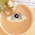 Zhongku Pet Bib Letter Ribbon Collar Camellia Flower Bow Necklaces Decorative Bibs. 