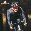 ROCKBROS Cycling Vest Windproof Warm Dual Fleece-lined Zipper Pocket Jersey for Men Women Sports Clothing. 