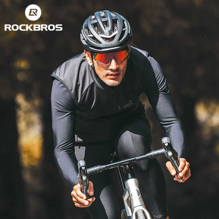 ROCKBROS%20Cycling%20Vest%20Windproof%20Warm%20Dual%20Fleece-lined%20Zipper%20Pocket%20Jersey%20for%20Men%20Women%20Sports%20Clothing%20-%20Image%204