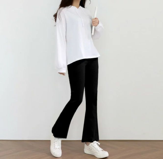 PLAIN%20BOOTCUT%20BUDAK%20PEREMPUAN%20SELUAR%20CUTTING%20BOOTCUT%20GIRLS%20SPORTS%20PANT%20-%20Image%202