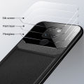 lthmy for Huawei Mate 20 X Business Slim Litchi Skin Anti-slip TPU Bumper Hybrid Glass Lens Protective Case Cover. 