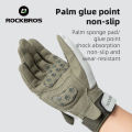 ROCKBROS Children Cycling Gloves Wear Resistant Anti-Slip Safety Comfortable Children Full Finger Gloves Skateboard Cycling Outdoor Sports Equipment. 