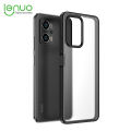 Lenuo for Xiaomi Redmi Note 11T Pro / Redmi Note 11T Pro+ / Poco X4 GT 5G Case 4-corner Shockproof Protection Silicon Bumper + PC Frosted Semi Transparent Phone Back Cover. 