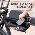 ROCKBROS Electric Bicycle Bag 4.5L Front Bag Storage Hard Shell Riding Saddle Bag Fit Electric Bike. 