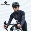 ROCKBROS Cycling Jersey Men's Windproof Warm Long Sleeved Jersey Autumn Winter High Quality Road MTB Cycling Clothing. 