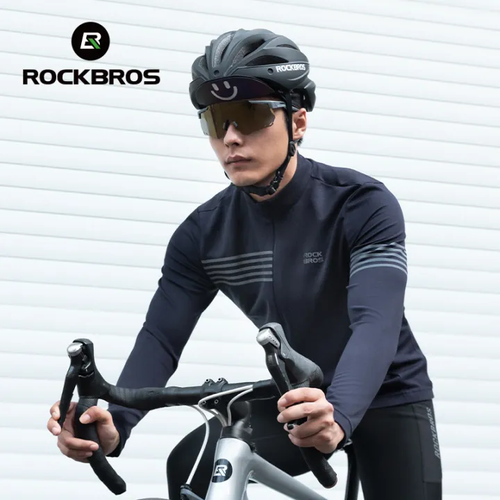 ROCKBROS%20Cycling%20Jersey%20Men's%20Windproof%20Warm%20Long%20Sleeved%20Jersey%20Autumn%20Winter%20High%20Quality%20Road%20MTB%20Cycling%20Clothing%20-%20Image%206