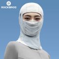 ROCKBROS Color Changing Full Face Mask UPF50+ Ice Silk Balaclava Sun Protection Motorcycle Bicycle Hood Scarf Breathable Headgear. 
