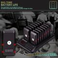 Retekess TD157 Restaurant Pager Buzzer Wireless Call 16 Coaster Receiver For Coffee Food Court Church Nurse Clinic Queue System. 
