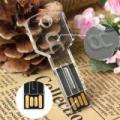 16G Universal New Serial Bus Flash Drive 2.0 Transparent Crystal - 16GB. 