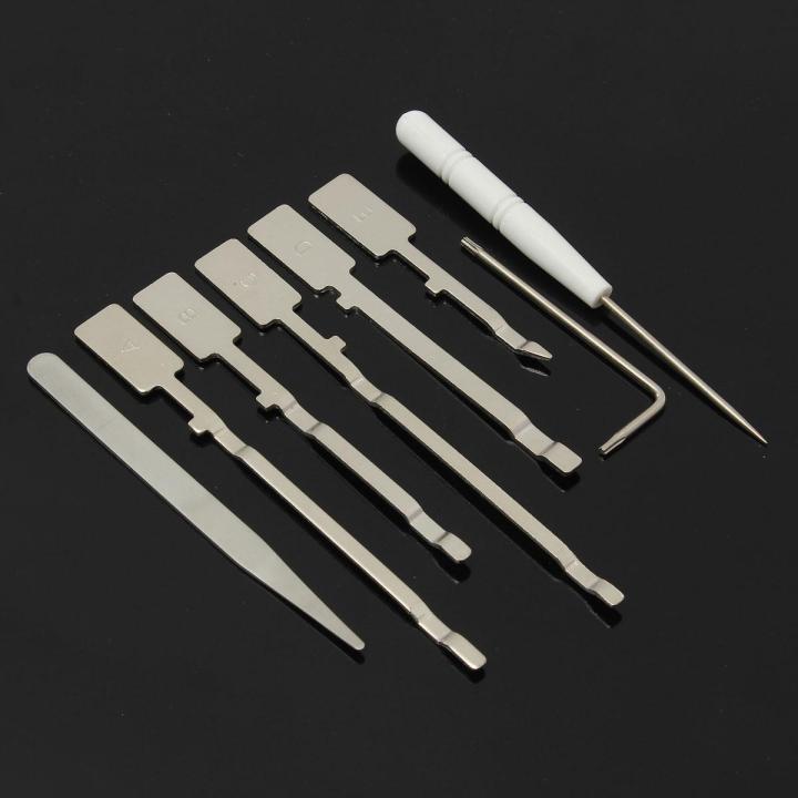 8pcs Unlock Opening Disassemble Repair Tools Ultimate Slim Kit Set for Xbox 360 -