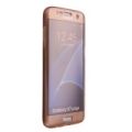 Clear Case HOT SELL New for Samsung Galaxy S7 S7 Edge Accessories Transparent 360 Degree Protective Phone Cover TPU Rose-gold - rose gold. 