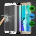 Full Cover Tempered Glass Screen Protector Phone Case Film For Samsung S7 Edge Gold - golden. 