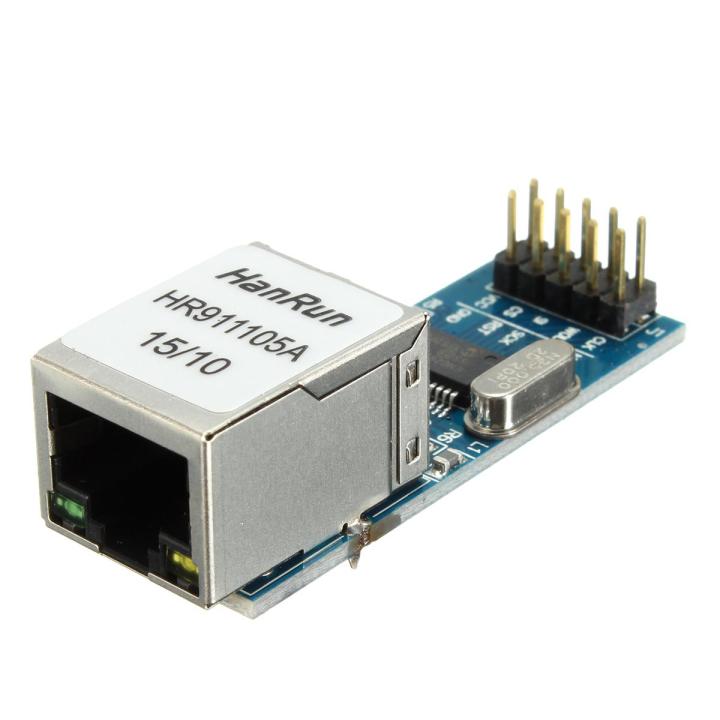 Mini ENC28J60 Module Ethernet LAN Réseau 3.3V Pr Arduino SPI AVR PIC ...