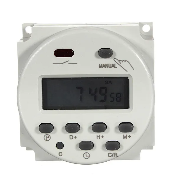 New 220V AC Timer Premium Digital LCD Power Programmable Time Switch ...