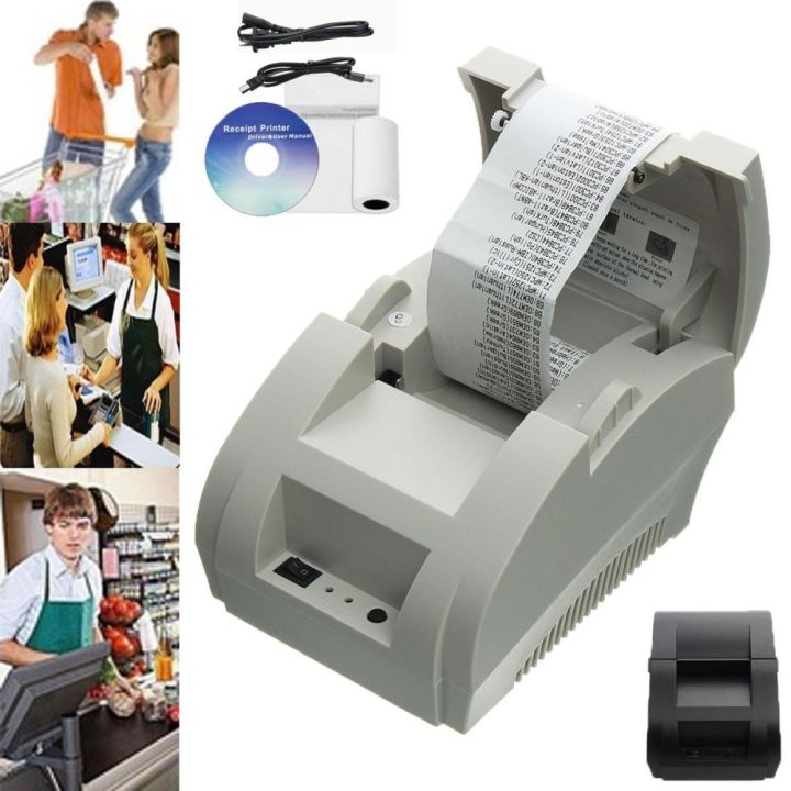 White 58mm New Thermal Bill Printer Label Receipt Roll Paper For POS ...