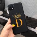 Crown Letters Cover CPH2349 Soft Silicone Shockproof Phone Case For Oppo A16K Casing. 