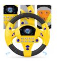Readystock Music Car Steering Wheel Toy Early Educational Intelligent for Kids Children Simulator Stereng Mainan. 