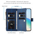lthmy for Samsung Galaxy A22 5G Case Zipper Wallet Leather Flip Case with Card Holder Stand Phone Case. 