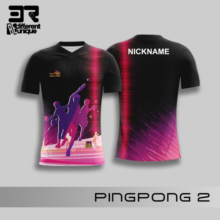 Jersey Printing Premium Custom Name 3R Original Table Tennis FULL SUBLIMATION 3D SUMMER SHORT SLEEVE T SHIRT