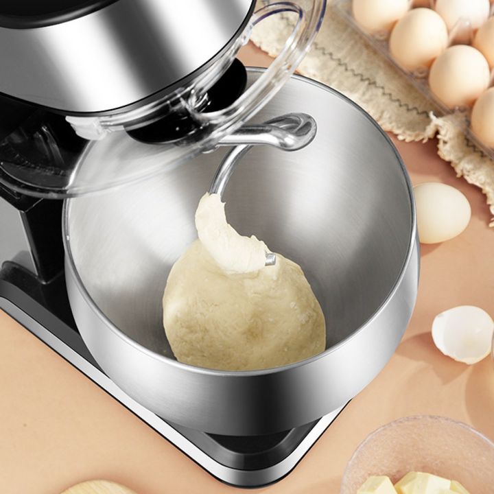 5L1200W Electric 6 Speed Cake Stand Mixer Food Mixing Bowl Beater Dough ...