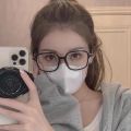 ✠✶♧ Hanbo slip Korean version TR90 square for girls round no makeup trendy face small frame anti blue light myopia glasses Eyeglass Frame Ins High Color Value. 