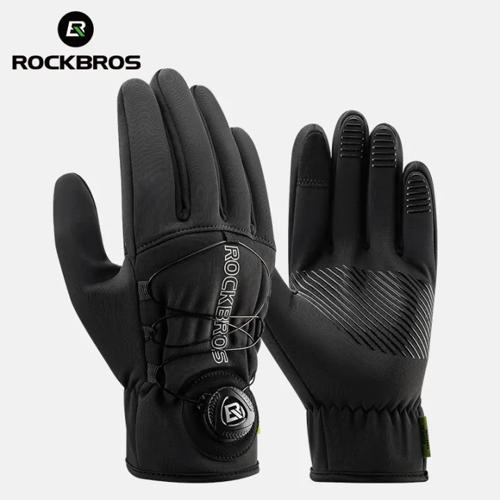 ROCKBROS%20Cycling%20Gloves%20Road%20MTB%20Bike%20Electromobile%20Adjustable%20Knob%20Windproof%20Warm%20Men%20Long-fingered%20Velvet%20Autumn%20Winter%20-%20Image%207