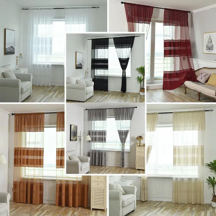 270x100cm%20Luxurious%20New%20Tulle%20Curtains%20Floral%20Living%20Room%20Bedroom%20Cloth%20Home%20Decor%20-%20Black%20wide%20warp%20-%20Image%202