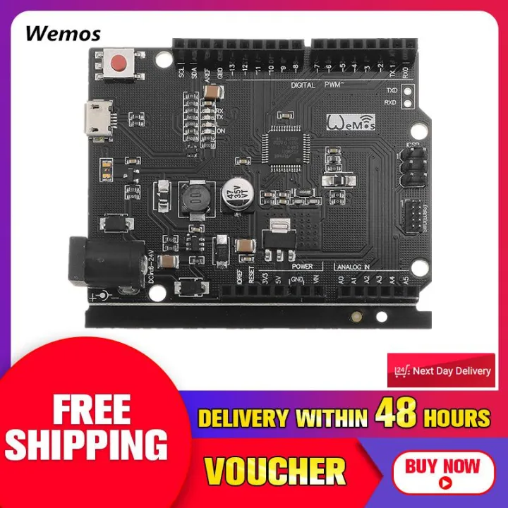 Wemos SAMD21 M0 32-bit ARM Cortex M0 Core Compatible With Arduino Zero ...