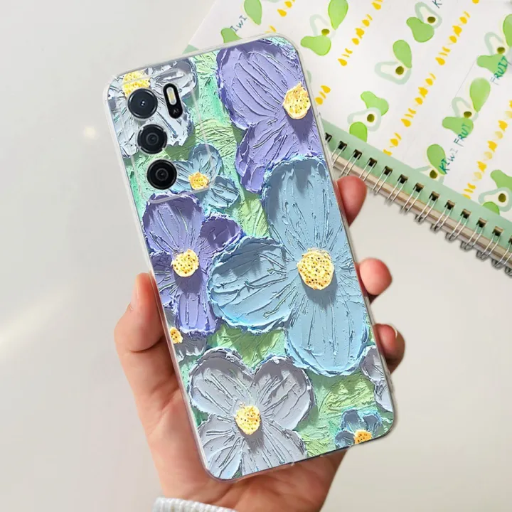 Opop%20/%20Colorful%20wers%20Painted%20Cover%20Soft%20Silicone%20Phone%20Case%20For%20Oppo%20A16%20A16s%20Casing%206.52''%20-%20Image%208