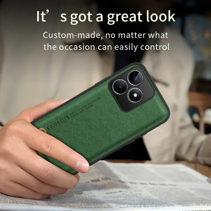 lthmy%20for%20Realme%20C61%20Phone%20Case%20Matte%20Full%20Protection%20Leather%20Case%20Soft%20Case%20Edge%20Back%20Cover%20-%20Image%206