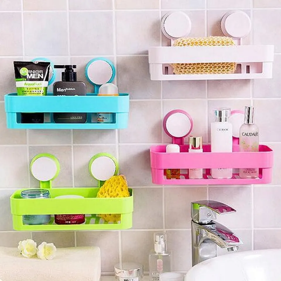 Bathroom shelves plastic discount